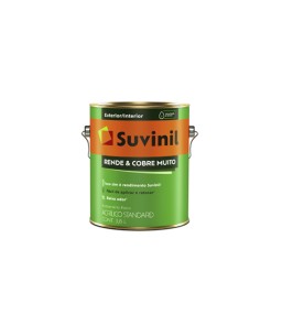 Tinta Acrílica Rende & Cobre Muito Branco 3,6 litros Suvinil