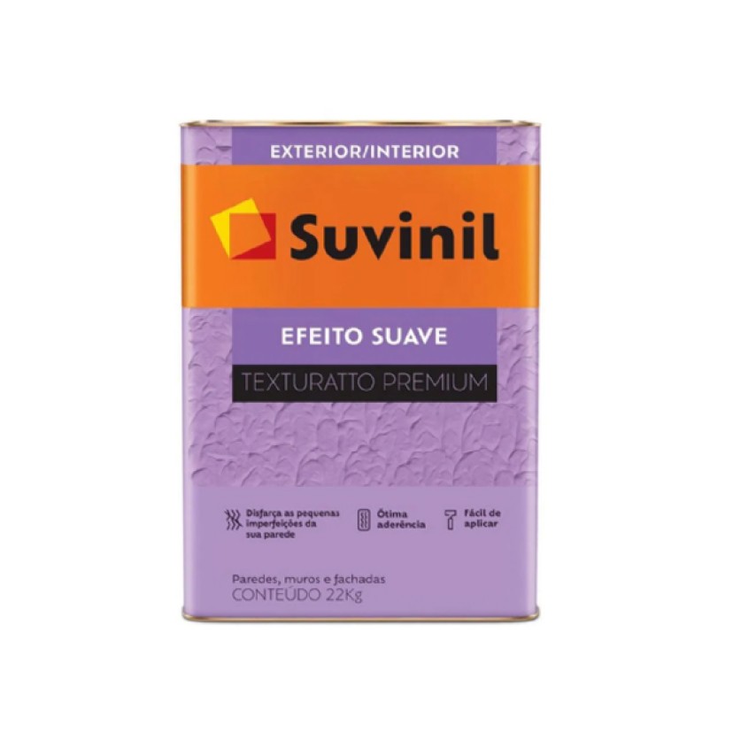 Tinta Texturatto Efeito Suave Branca 22kg Suvinil