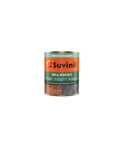 Tinta Esmalte Seca Rápido Preto Brilhante 900ml Suvinil