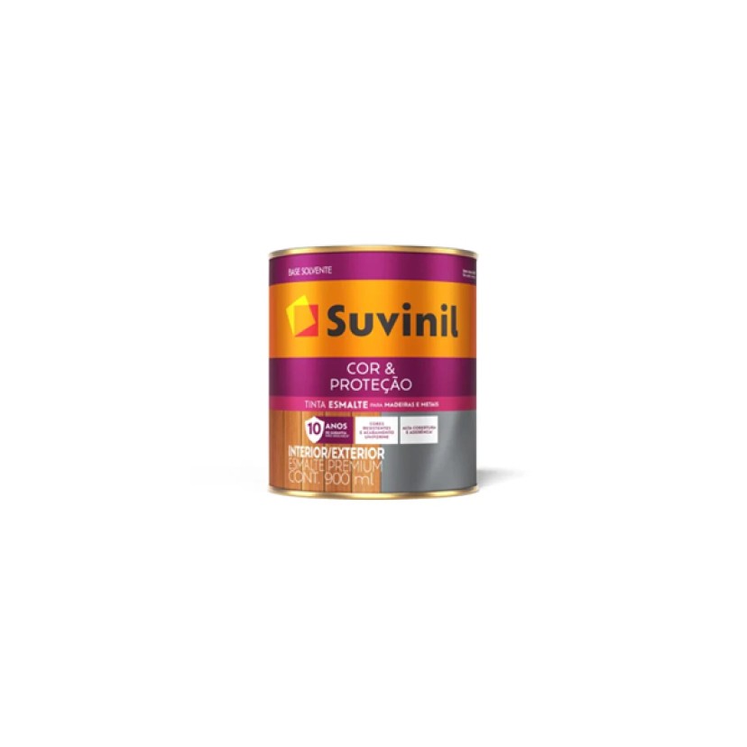 Tinta Esmalte Cor e Proteção Platina Brilhante 900ml Suvinil