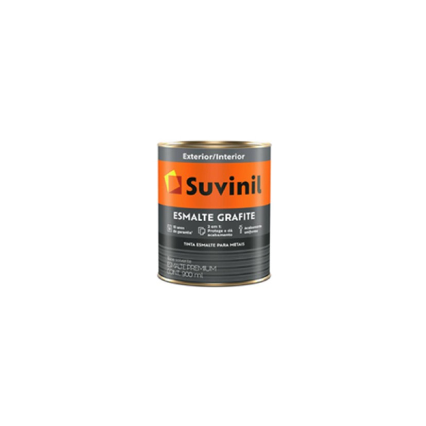 Tinta Esmalte Cor e Proteção Grafite Escuro Fosco 900ml Suvinil