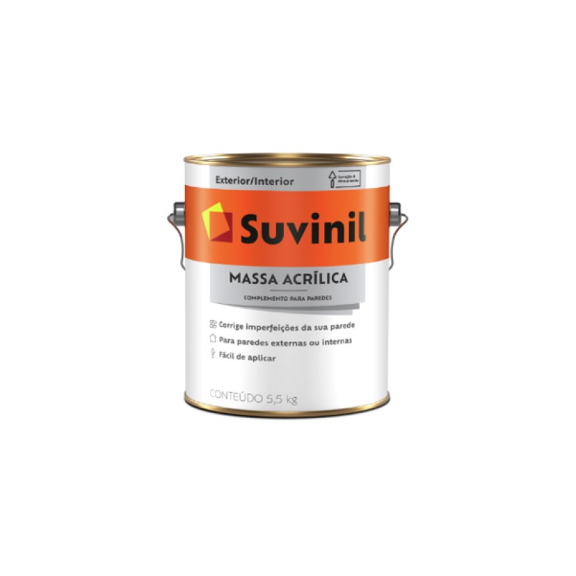 Massa Corrida Acrílica 5,5 KG Suvinil