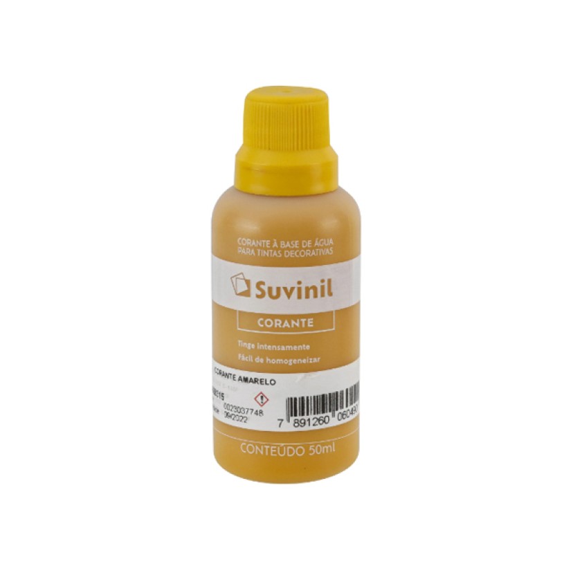 Corante Líquido Amarelo 50ml Suvinil