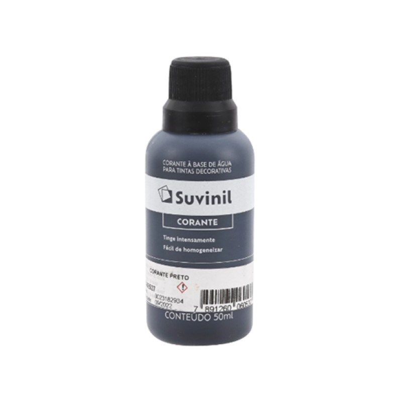 Corante Líquido Preto 50ml Suvinil