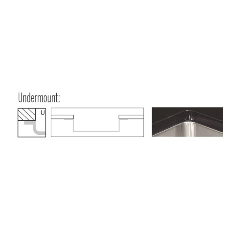 Cuba Quadrum Undermount 40U Aço Inox Scotch Brite 40x40cm Tramontina 94005112