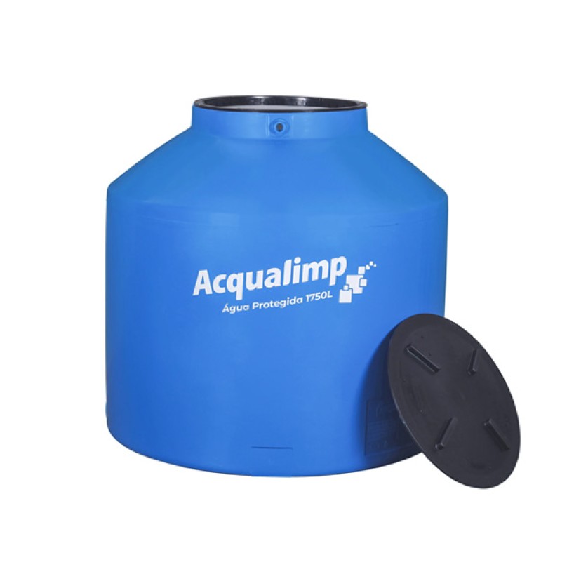 Caixa d’água Polietileno 1750L Água protegida Acqualimp