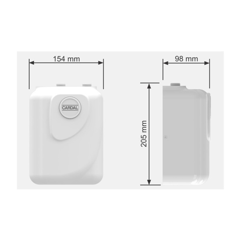 Aquecedor Elétrico Individual Plus 220V - AQ248/2 Cardal