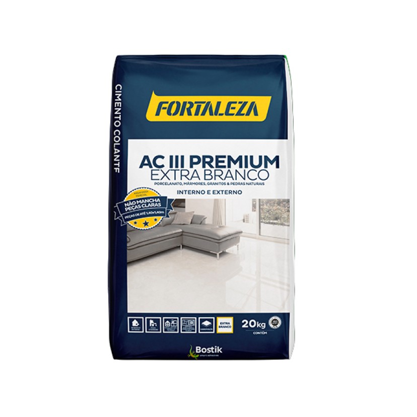 Argamassa AC3 Premium Extra Branco 20kg