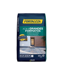 Argamassa Grandes Formatos AC3 Branca 20kg Fortaleza