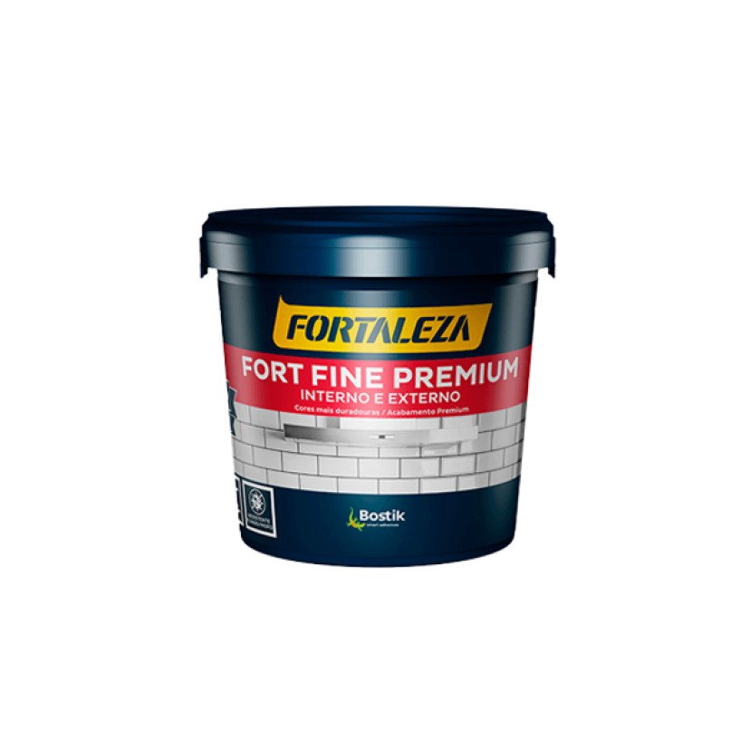 Rejunte Fine Premium Cinza Platina 2kg Fortaleza