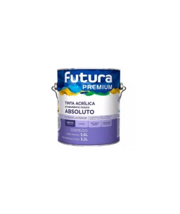 Tinta Acrílica Fosco Absoluto Branco 3,6 litros Futura