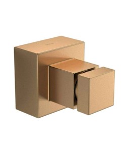 Acabamento Registro Gaveta Grande 1 1/4" e 1 1/2" Deca Cubo Gold Matte 4900.GL86.GD.MT