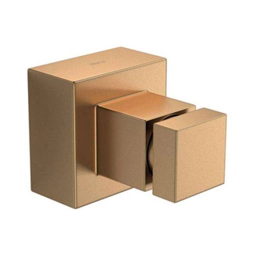 Acabamento Registro Gaveta Grande 1 1/4" e 1 1/2" Deca Cubo Gold Matte 4900.GL86.GD.MT