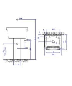 Tanque 22 Litros 500X380 mm Deca TQ.01.17