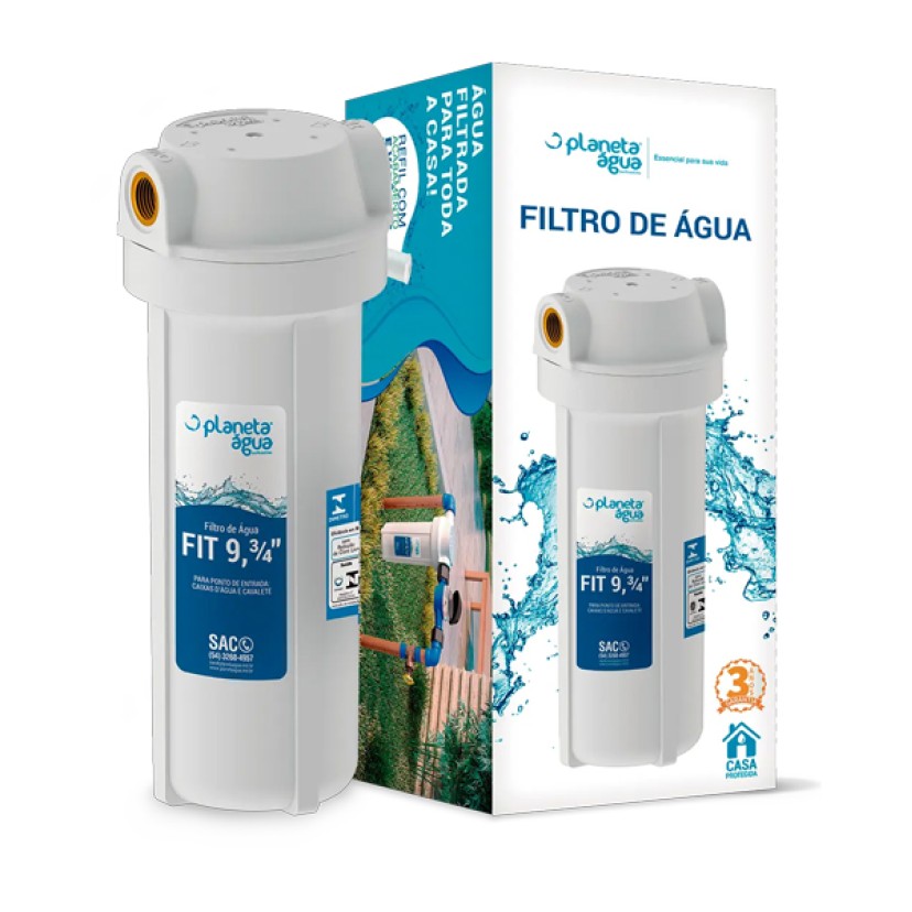 Filtro de Caixa d’água FIT POE 9.3/4 Branco Planeta Água