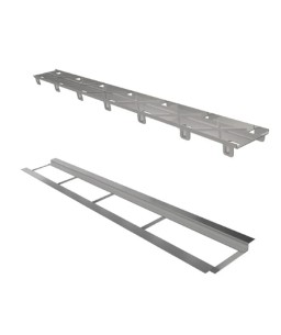 Ralo Linear Elleve Infinity Tampa Oculta C/ Base Inox 120 Cm - 258