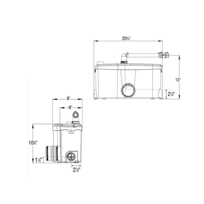 SFA SANIGRIND PRO Triturador sanitário - 220V GRINDPROBR