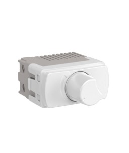 Módulo Variador de Luminosidade Dimmer Rotativo 127V 300W Branco Miluz S3B75580