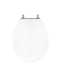 Assento para Vaso Sanitário Poliéster para Ravena/Izy (Deca) Aço (reb.Oculto) Branco Sedile