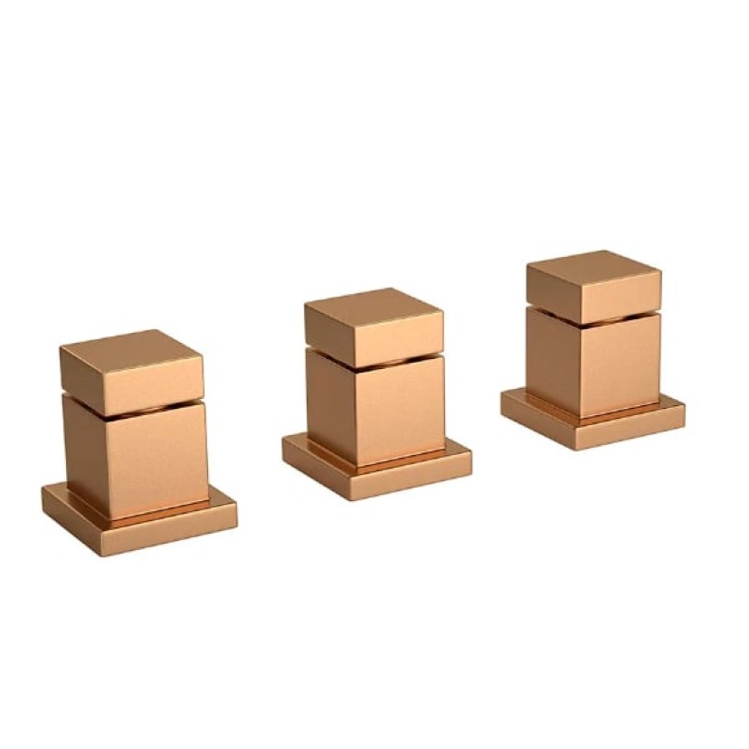 Misturador Bidê Cubo Gold Matte Deca 1895.GL86.MT