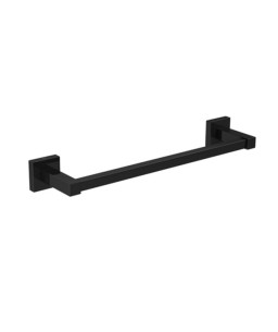 Porta Toalha 30CM Quadratta  Black Noir Deca 2040.BL83.030.NO