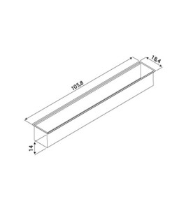 Calha Umida 105 cm Tramontina Aço Inox 94534/003